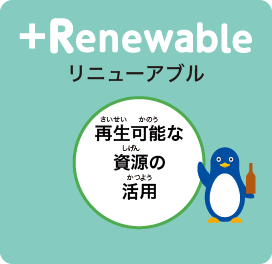 リニューアブル　再生可能な資源の活用