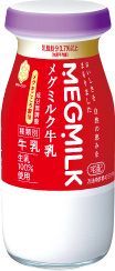 メグミルク牛乳　メグまごころビン（180ml） 画像