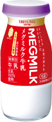 メグミルク牛乳 メグまごころビン(180ml) 画像