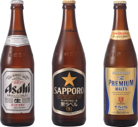 3社共通ビール中びん（500ml） 画像