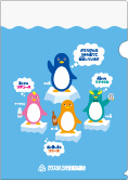 ペンギン・クリアファイル イメージ