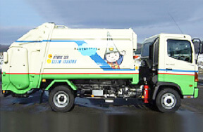 収集車両:パッカー車・平ボディ車 画像