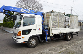 収集車両：平ボディ車 画像