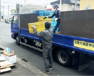収集車両:平ボディ車 画像