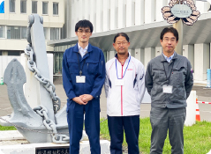 主査 中澤 愛樹さん(右)/主事 中川 裕介さん(右)/施設長 橋本 敏治さん