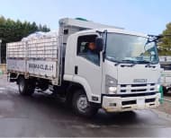 収集車両:平ボディ車 画像